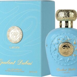 Opulent Dubai by Lattafa – Unisex Eau de Parfum 100ml – Oriental Floral Fragrance with Mango, Jasmine, Ambergris & Oakmoss – Long Lasting Luxury Perfume for Men & Women
